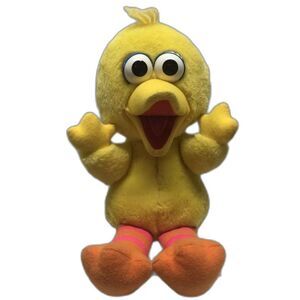Vintage Tyco Big Bird Plush 1996 Sesame Street Baby Toy 62754 Jim Henson NonWork